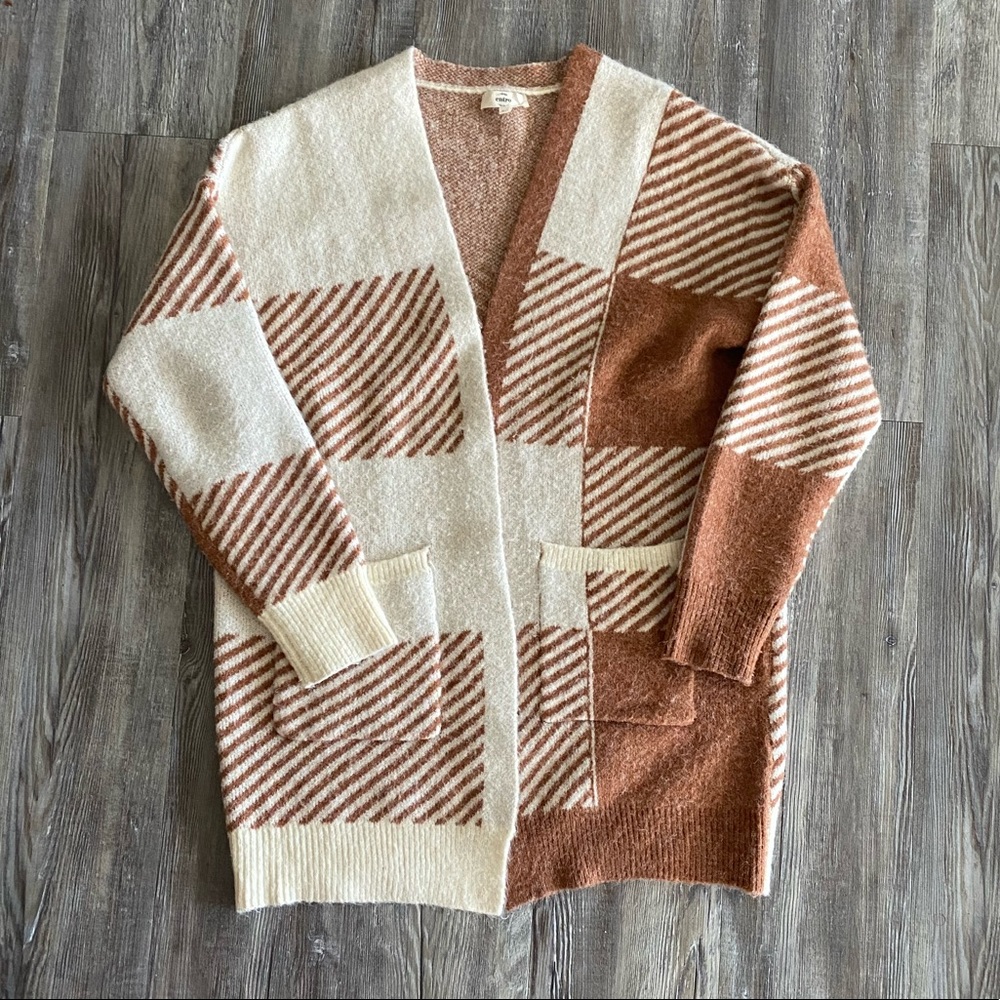 Anthropologie-esque Striped coatigan from entro